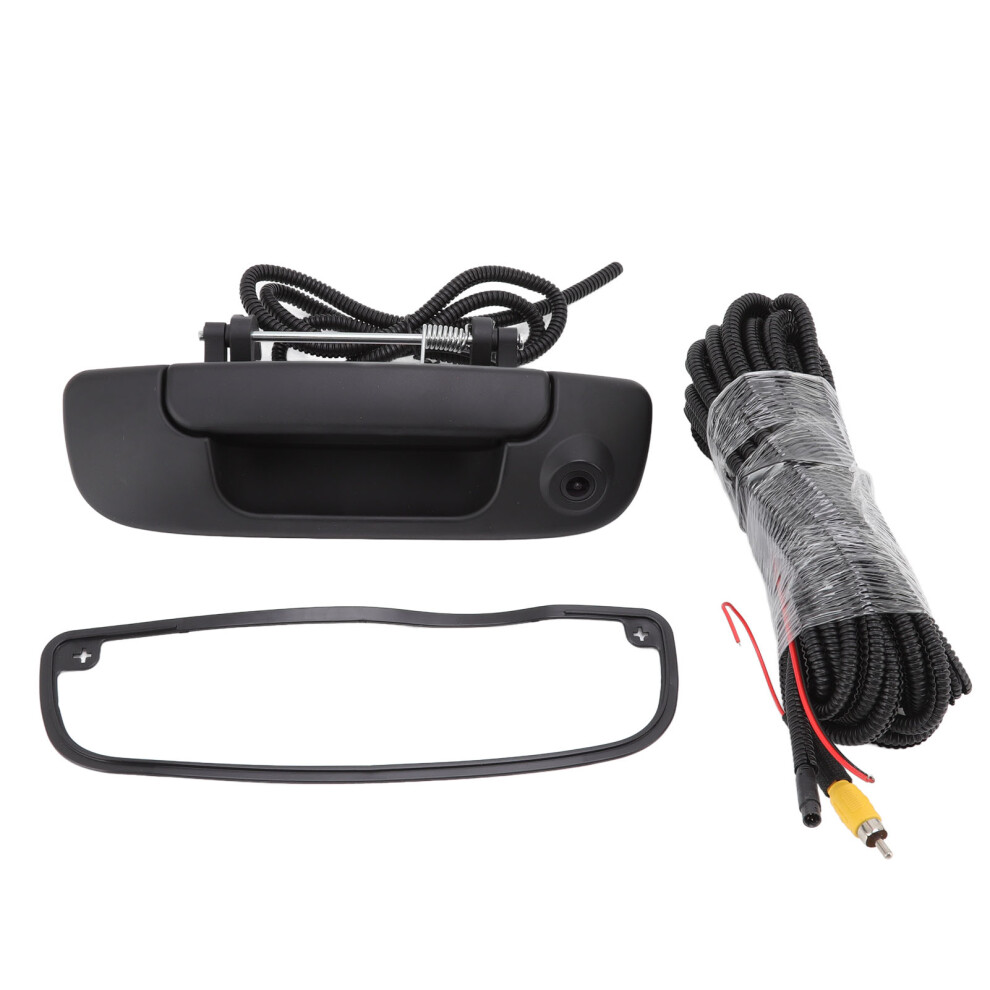 Rear View Camera For Dodge Ram 1500 2500 3500 2002-2008, Tailgate Handle With Reverse Reversing Camera, Night Vision Backup Camera With Rca Plug, 9009791593341