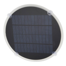 Panneau solaire rond monocristallin de 20W 12V pour la recharge de batterie de voiture