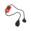 12-24V Schwerlast-LKW OBD2 Adapterkabel 43cm Rot 9