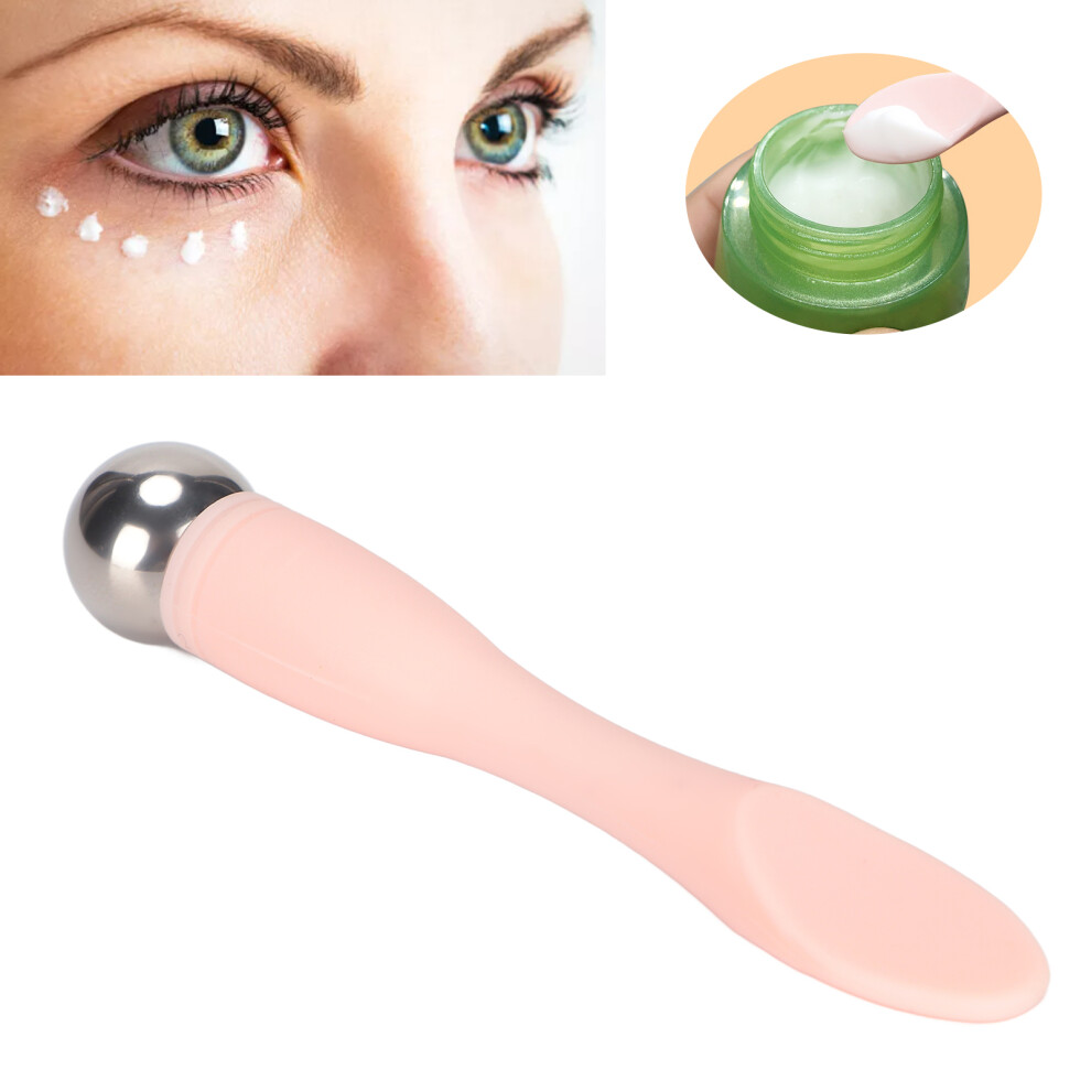 Cream/Dark Cooling Massage Eye Applicator For Circles & Puffiness