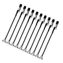 Pack of 10 Magnetic Clamp Rods for Scale Model Painting with Flexible Angle Adjustment