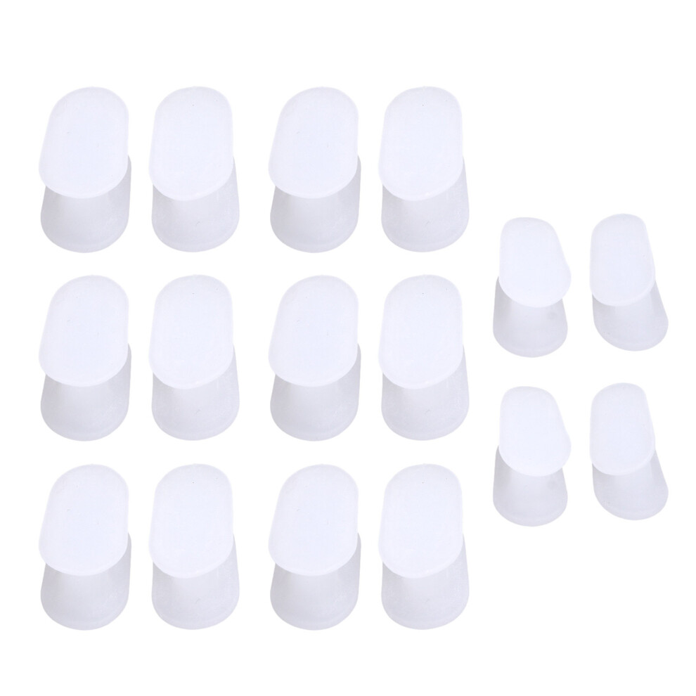 8 Pairs Silicone Toe Separator Set, Pain Relief & Bunion Corrector