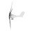 Windmühlengenerator 5-Blatt-Kleinwindturbinen-Kit 2