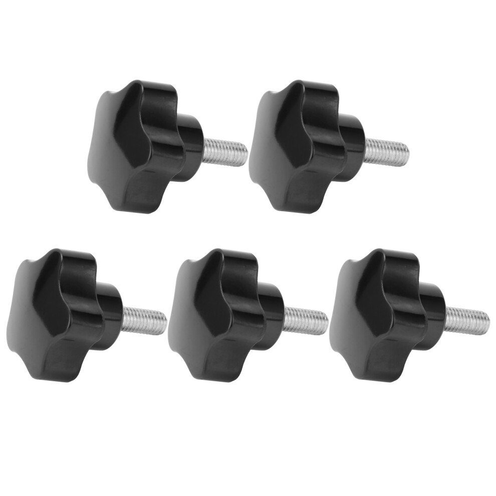 5Pcs Knob Bolt Drehmaschine Hand Grip Twist Knob