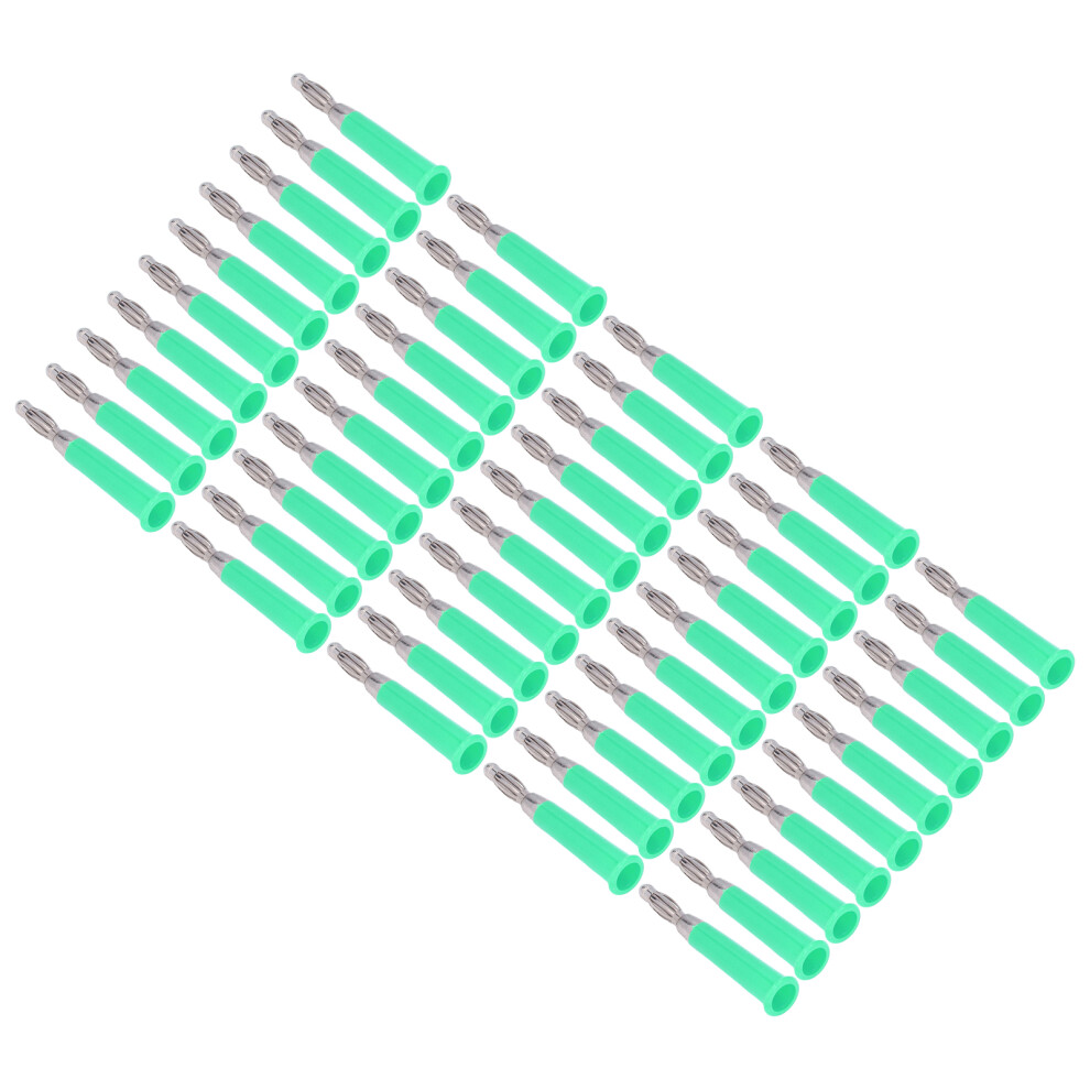 50Pcs Green Abs Zinc Alloy Welding Lantern Banana Plug For 4Mm Socket 8221376062108