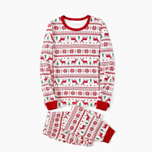 Pyjamassæt til småbørn drenge og piger, familiematchende pyjamassæt med unikt julemønsterdesign, superblødt bomuldsnattøj, størrelser til