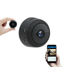 Built-in Magnet Security Camera Mini, Wireless WiFi Camera with Mobile Phone Control, Hidden Camera with HD Technology, 1080p Night Vision, Motion