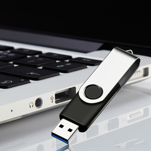 Μονάδα Flash με λειτουργία Plug and Play, περιστρεφόμενος σχεδιασμός, μονάδα Flash USB2.0128GB με 1