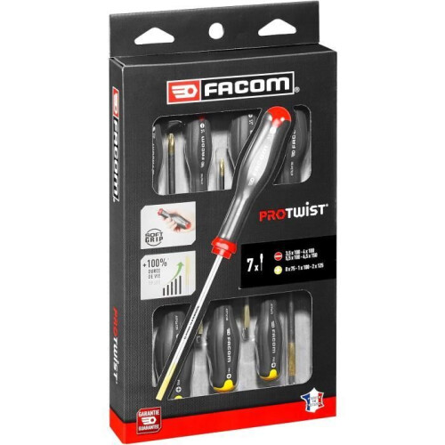 Facom 7-teiliges Pro Twist Schraubendreher-Set - FACOM - AT.7PB 2