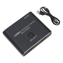 8K@60Hz HDMI 2.1 Switch Bi Directional 4K@120Hz 48Gbps Bandwidth Splitter Function Plug And Play One Button Switching For PS5 Xbox PC 8K 4K Displays