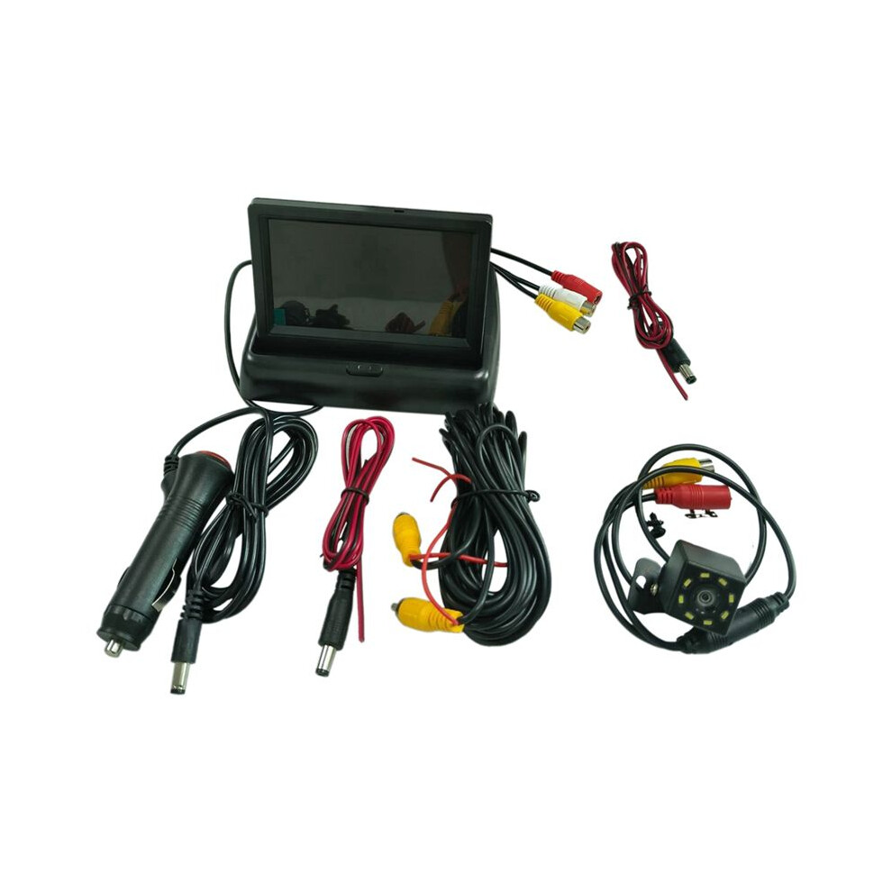 4.3Inch Car Rear View Backup Camera Lcd Monitor For Vehicle Van Night Vision Reverse Video Parking System 6032704393618