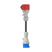 EV Portable Charger Schuko Plug to CEE Red Power Female Plug Socket Adapter CEE Connect with 32A 3Phase