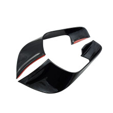 Fester Windflügel, Aerodynamische Motorradverkleidung für R7 YZF R7 YZFR7 R7 2021 2022 2023, Leuchtendes Schwarz
