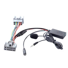 Adattatore AUX In Vivavoce per Telefonate Wireless 5.0 per Auto per C30 S40 V40 V50 S60 S70 C70 V70 con Microfono