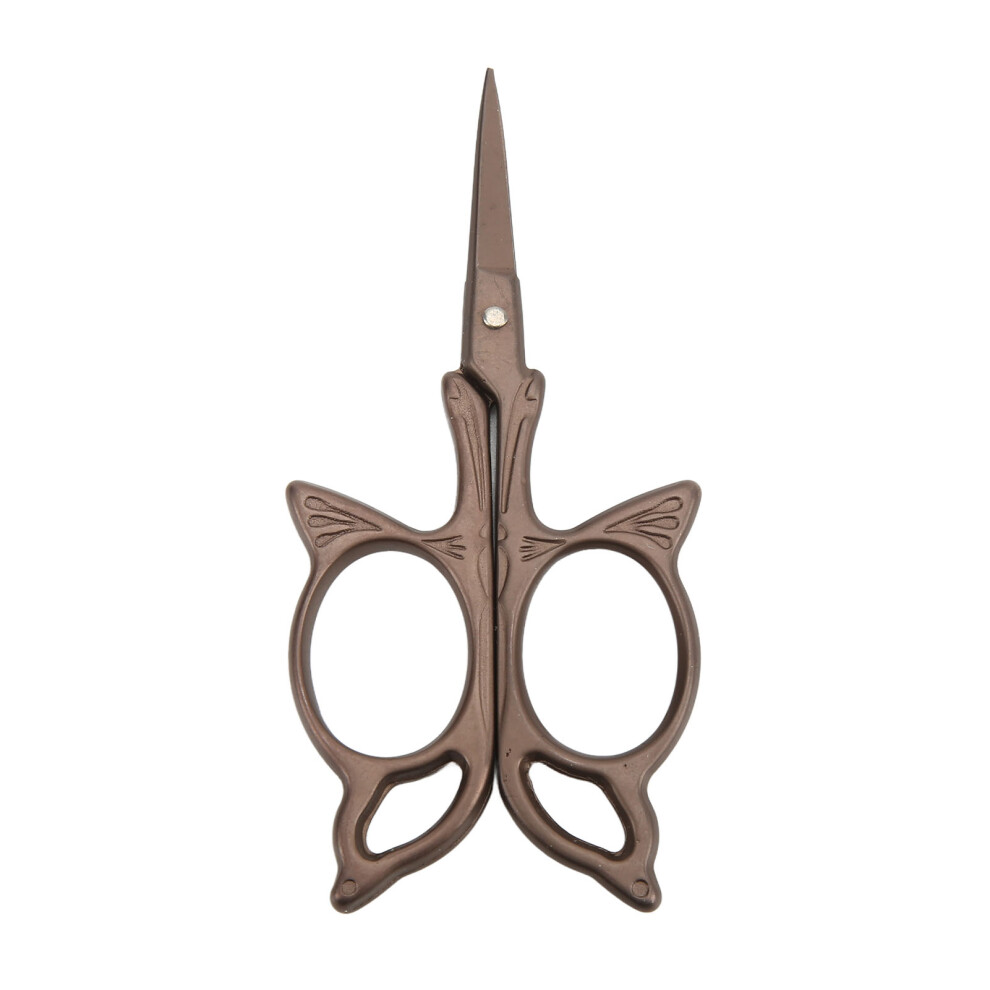 Vintage Design Embroidery Scissors Stainless Steel Blades With Sharp Points For Cutting Thread Trimming And Crafting Comfortable Handle Corrosion Resi 9399812971600