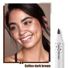 Wasserdichte Sommersprossenstift 2,5 ml, langanhaltendes Gesichtsmakeup in Hell/Dunkelbraun
