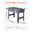 Mesa de Jogo Combinada 4 em 1 - DUOKU - 48 Polegadas - Air Hockey - Sinuca - Pebolim - Ping-Pong 2