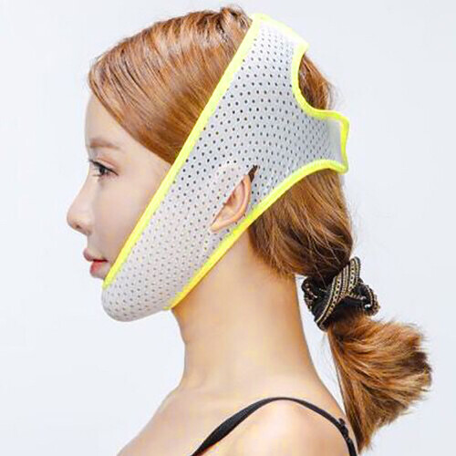 Breathable Polyester Face Slimming Bandage V Lift Mask, Thin & Flexible 1