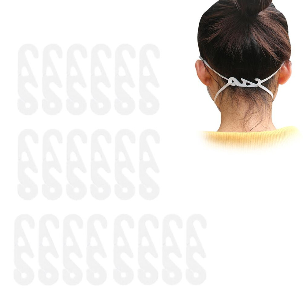 Mask Extender With Adjustable Hook, Universal Fit Ear Savers, Enhanced Flexibility For All-Day Comfort, Ergonomic Design Liberates Ears, 20Pcs