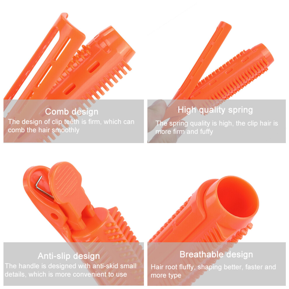 6Pcs Volumizing Hair Root Clips Fluffy Curler 10.6x3cm Assorted Colors