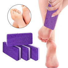 Smooth Feet Companion: Dual-Thickness Pumice Stone Exfoliator For Hard Skin Removal, Ergonomically Shaped For Easy Handling And Professional Pedicure