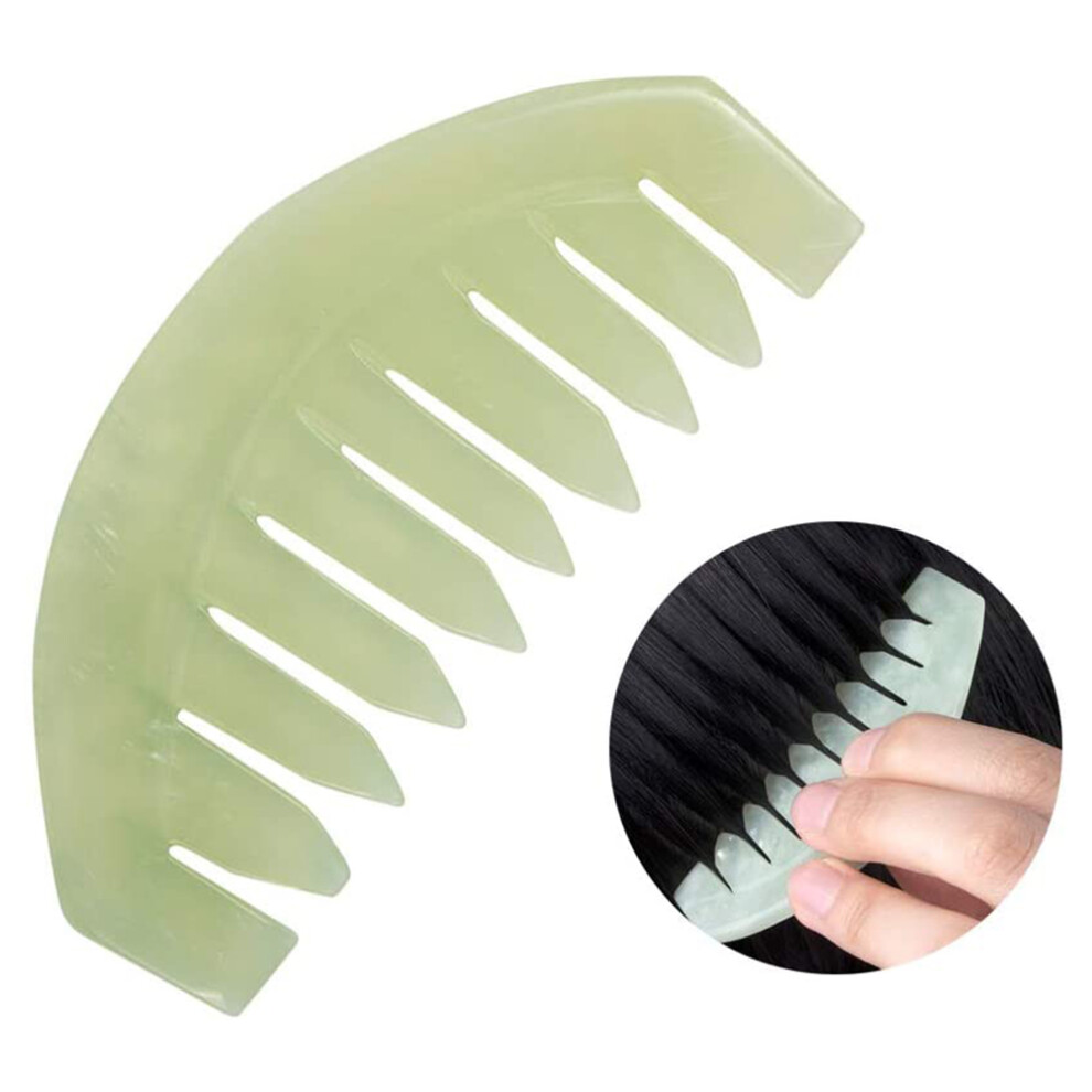 Facial And Body Massage Set, Smooth Texture Jade Stone For Acupoint Treatment, Exquisite Scalp Massagers That Help Improve Hairstyle And Reduce