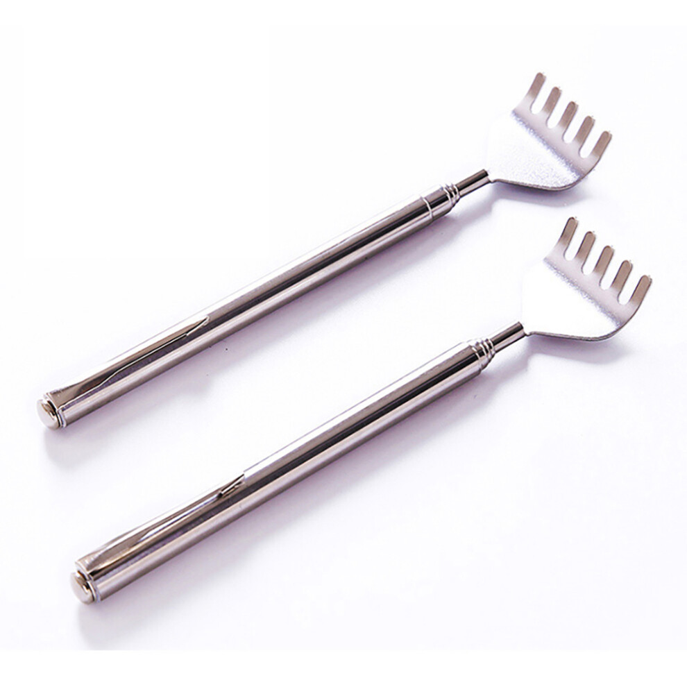 Portable Back Scratcher, Extendable Stainless Steel Antipruritic Tool for Comfortable and Durable Scratching Experience, Compact Massagers with Wide
