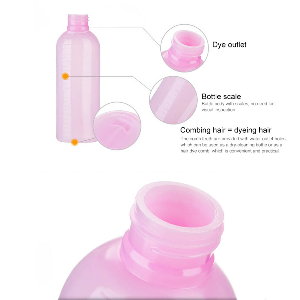 Salon Quality Hair Coloring Comb with Bottle - Even Dye Distribution - 250ml