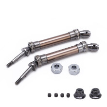RC Drive Shaft Replacement Parts For Traxxas Slash 2WD Remote Control Car High Quality Materials Smooth Transmission Metal Transmission Axle With Anti
