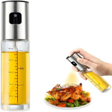 Multipurpose Olive Oil Sprayer, Oil Sprayer for Cooking with Oil-control Features, Measurable Glass Bottle for Precise Usage, Portable and Convenient
