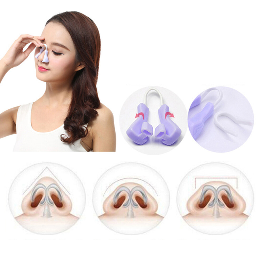 Nose Shaper For Wide Noses, Professional Design Nose Straightener With Breath Support, Transparent Food-Grade Silicone Pain Free Tool, Easy To Use