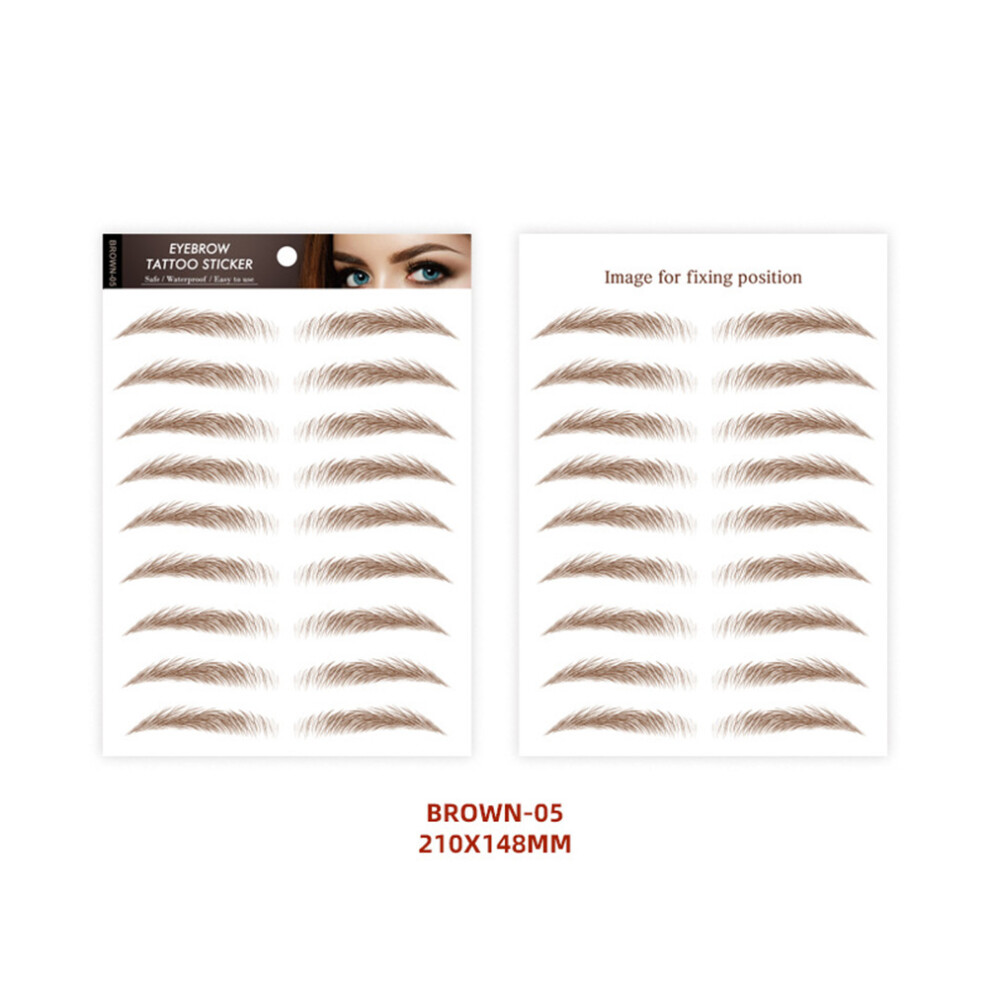 Instant Transformation, Natural Hair-Like Authentic Eyebrows, Imitation Ecological Eyebrow Stickers For Women, Quick & Easy Application Without