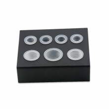 Transparent Ink Cup, Wide Rim Design Pigment Holder for Tattoo Ink Cups, Waterproof & Moisture Proof for Professional Tattoo Artists