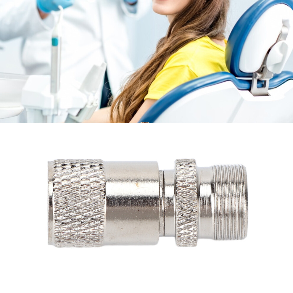 High Speed Dental Handpiece Adapter Stainless Steel, 2 To 4 Hole Converter 6931376078062