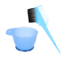 Haarfärbe-Set mit 6 Teilen, ABS-Schüsseln & Pinsel, für Zuhause & Salon-Haarfärbung