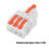 15 piezas DF-13 bloque terminal transparente 0,2-4 mm² 7