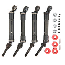 Rear Drive Shaft For Rc Car, Compatible With TRX Slash 4X4 Upgrade Parts High Quality Aluminum Alloy Transmission Axle Joint, Universal Drive Head Des