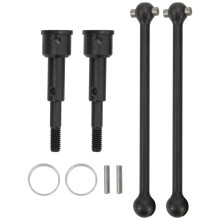 High Carrying Capacity Rc Rear Drive Shaft Steel Axles Set For 22S Remote Control Cars, Efficient Drivetrain Durable Iron Alloy Cvd Replacement Parts
