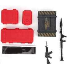 RC Mini Safety Equipment Cases for 1/10 Scale Rock Crawler Cars Durable Plastic Material with Realistic Appearance Compatible with Axial SCX10 Traxxas