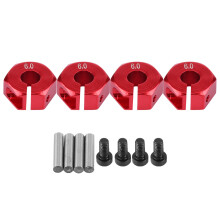 Aluminum Alloy Hex Wheel Hubs For RC Cars CNC Machined Precision Durable In Use Universal Wheel Hex Hub Adapter With Pins And Screws Compatible With 1