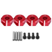 Aluminum Alloy Hex Wheel Hubs For RC Cars CNC Machined Precision Durable In Use Universal Wheel Hex Hub Adapter With Pins And Screws Compatible With 1