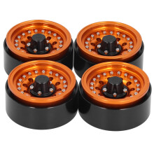 Beadlock Wheels for RC Crawler Beadlock Design Aluminum Alloy Material Negative Offset CNC Machined Precision Enhanced Stability Compatibility Easy Up