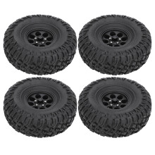 RC Tires With Metal Beadlock Wheels Exceptional Traction High Quality Rubber RC Crawler Tyres For D90 TF2 AX90069 CC01 MST JIMNY LC70 Rock Crawling