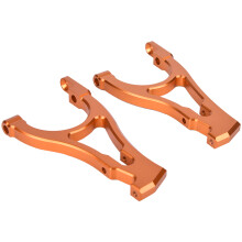 Alloy Front Suspension Arms for RC Cars, Easy Upgrade Replace Traxxas Slash Stampede Rustler 4WD VXL Parts, Precision CNC Machined Lightweight Durable