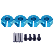 Aluminum Alloy Hex Wheel Hubs For RC Cars CNC Machined Precision Durable In Use Universal Wheel Hex Hub Adapter With Pins And Screws Compatible With 1