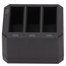Ersatz 2 Batterien & 3-Kanal-USB-Ladegerät für Action-Kamera 1300mAh