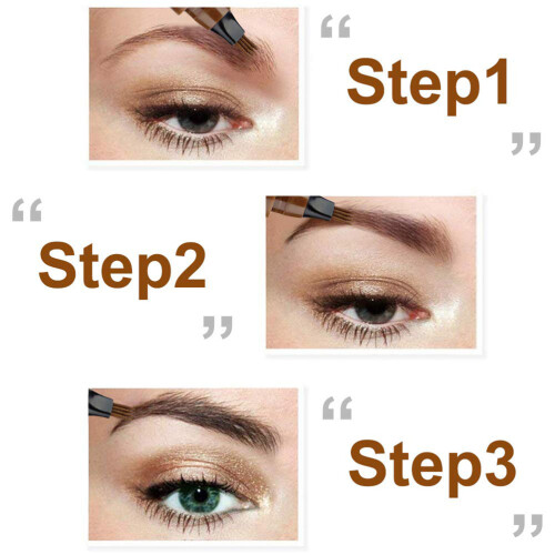 Στυλό φρυδιών Fine Stroke Microblading, Στυλό φρυδιών ακριβείας με μικροδιχαλωτή άκρη 4 1