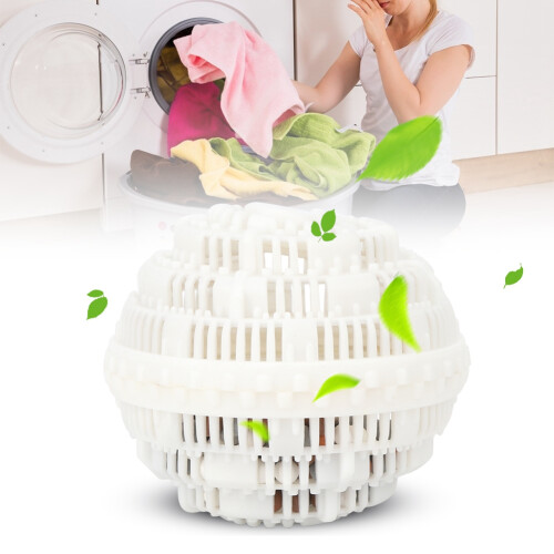 Washing Machine Magic Ball, Ceramic Particles Powered Stain Removal System with Environmental Protection Credentials, Reusable Detergent Alternative 2