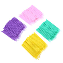 Micro-Wand-Applikatoren 400 Stück Biegbaren Mikro-Pinsel für Make-up und Eyeliner