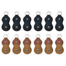 Leder-Gitarren-Pick-Halter-Schlüsselanhänger, Gitarren-Pick-Halter-Etui-Tasche, Gitarren-Schlüsseletuis-Tasche